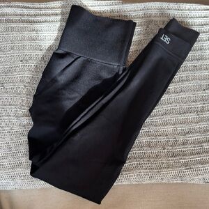 SET Active Jet Black High-Waist Leggings